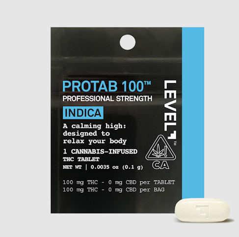 Level - PROTAB 1 PIECE INDICA 100 MG
