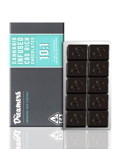 Day dreamers - 10:1 CBD RICH CHOCOLATE 10 PACK