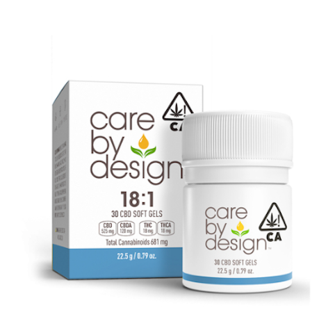 Care by design - 18:1 CBD SOFT GEL 30 PACK
