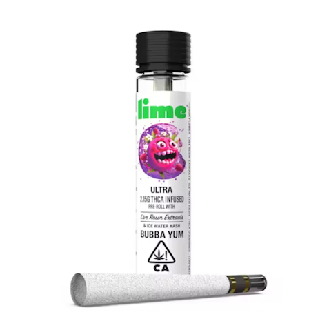 Lime - BUBBA YUM - ULTRA INFUSED PREROLL