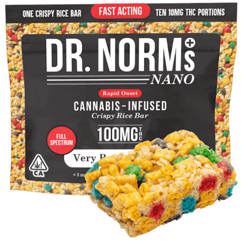 Dr. norm's - VERY BERRY CRUNCH - NANO RICE CRISPY TREAT